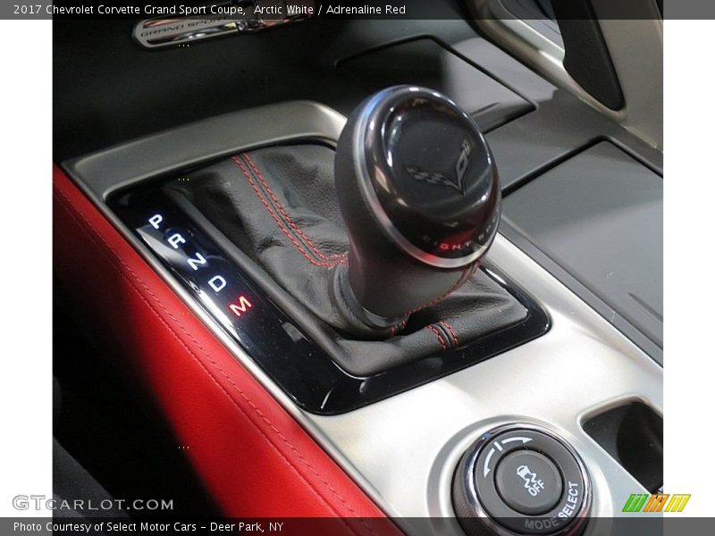 Arctic White / Adrenaline Red 2017 Chevrolet Corvette Grand Sport Coupe