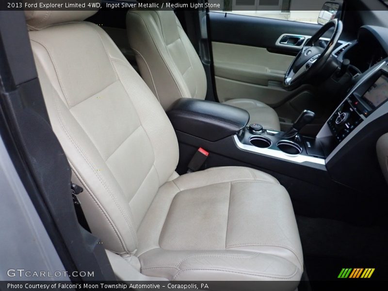 Ingot Silver Metallic / Medium Light Stone 2013 Ford Explorer Limited 4WD