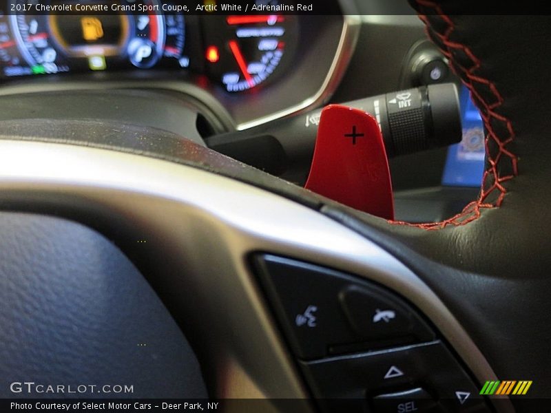 Arctic White / Adrenaline Red 2017 Chevrolet Corvette Grand Sport Coupe
