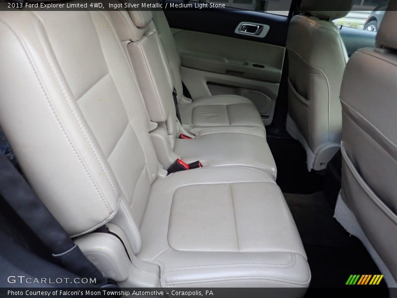 Ingot Silver Metallic / Medium Light Stone 2013 Ford Explorer Limited 4WD