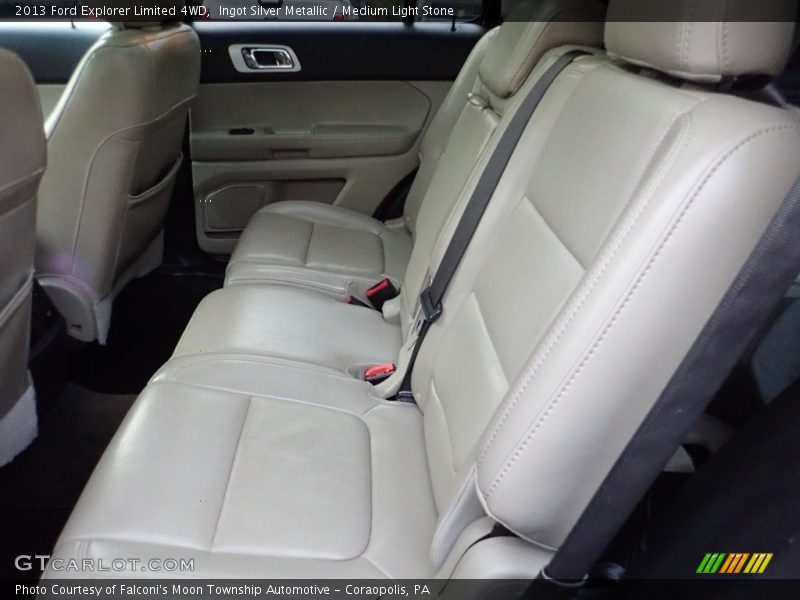 Ingot Silver Metallic / Medium Light Stone 2013 Ford Explorer Limited 4WD