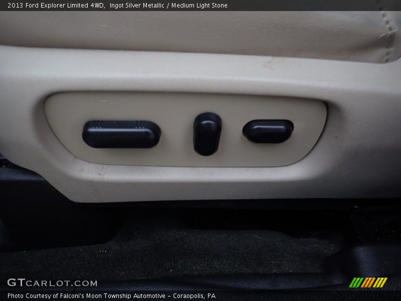 Ingot Silver Metallic / Medium Light Stone 2013 Ford Explorer Limited 4WD