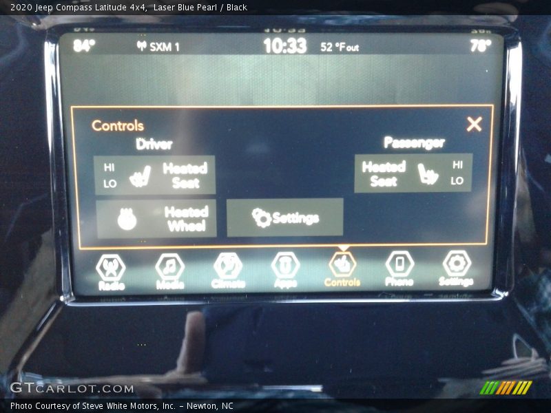 Laser Blue Pearl / Black 2020 Jeep Compass Latitude 4x4