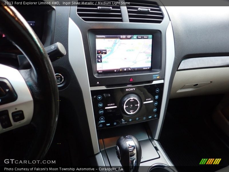 Ingot Silver Metallic / Medium Light Stone 2013 Ford Explorer Limited 4WD