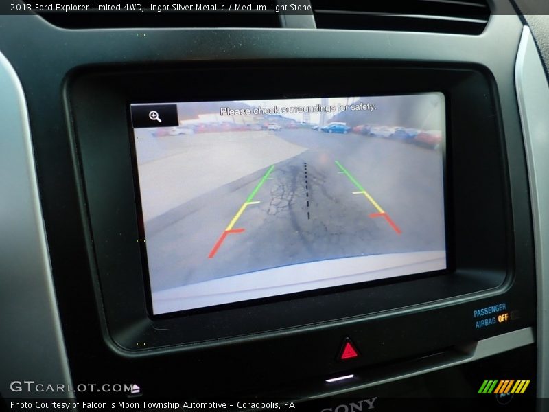 Ingot Silver Metallic / Medium Light Stone 2013 Ford Explorer Limited 4WD