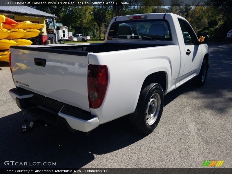 Summit White / Ebony 2012 Chevrolet Colorado Work Truck Regular Cab