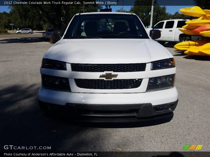 Summit White / Ebony 2012 Chevrolet Colorado Work Truck Regular Cab