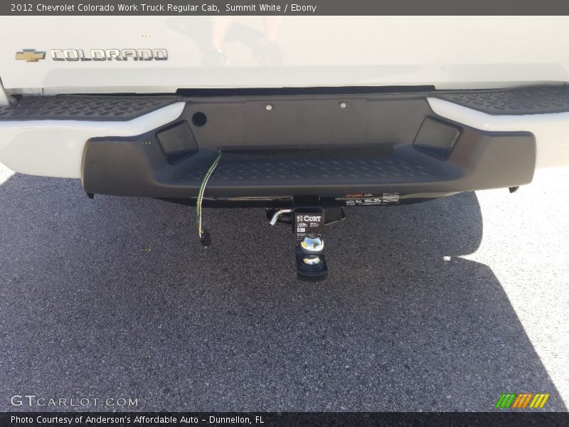 Summit White / Ebony 2012 Chevrolet Colorado Work Truck Regular Cab