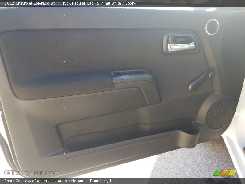 Summit White / Ebony 2012 Chevrolet Colorado Work Truck Regular Cab