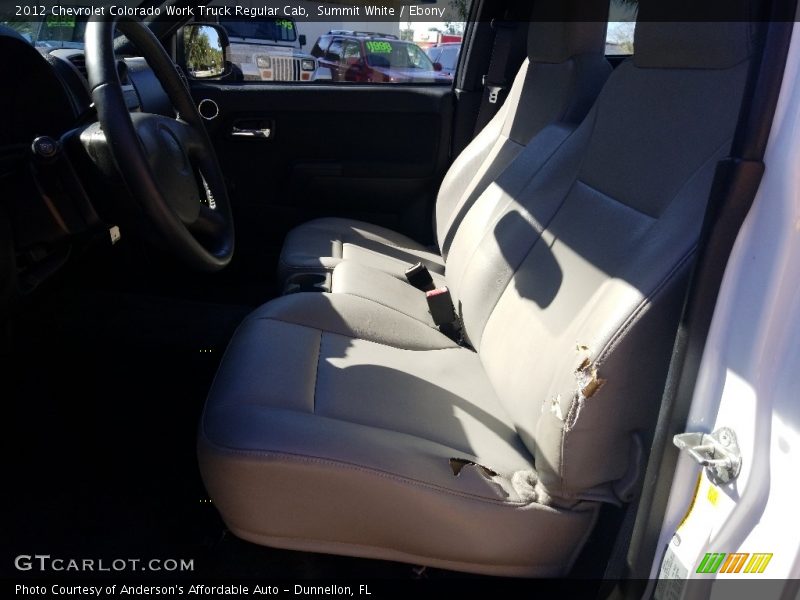 Summit White / Ebony 2012 Chevrolet Colorado Work Truck Regular Cab