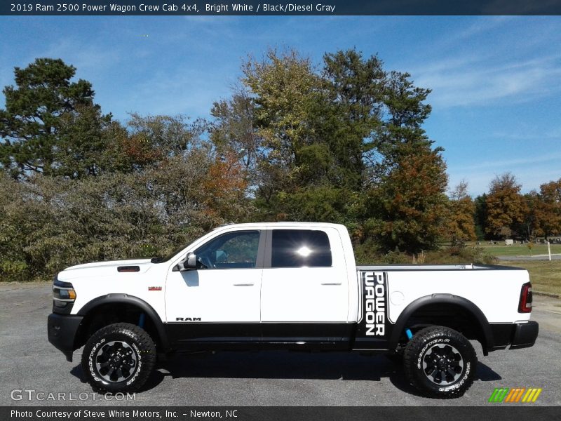 Bright White / Black/Diesel Gray 2019 Ram 2500 Power Wagon Crew Cab 4x4