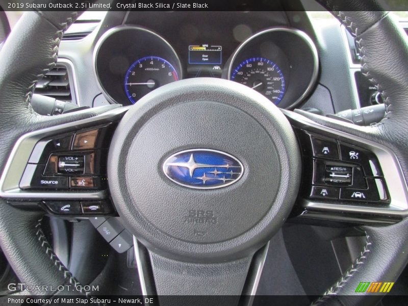 Crystal Black Silica / Slate Black 2019 Subaru Outback 2.5i Limited