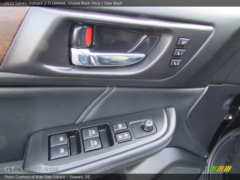 Crystal Black Silica / Slate Black 2019 Subaru Outback 2.5i Limited