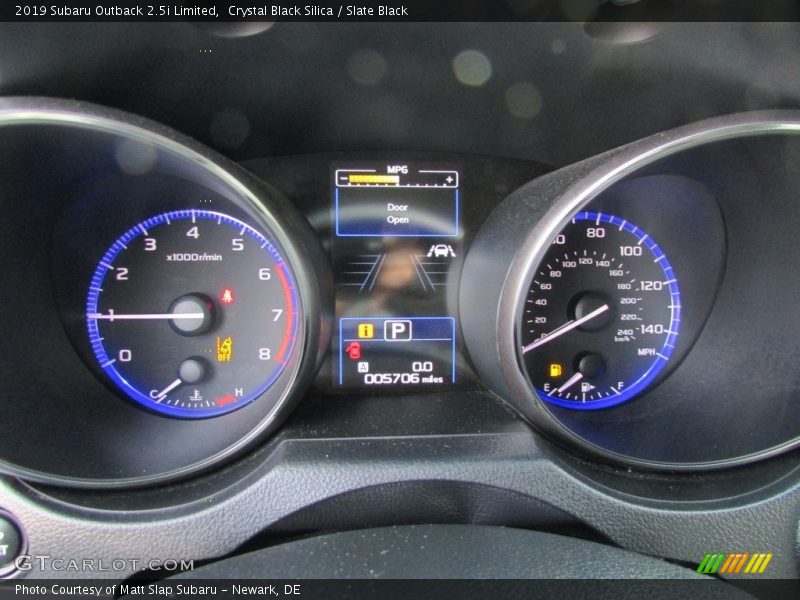 Crystal Black Silica / Slate Black 2019 Subaru Outback 2.5i Limited