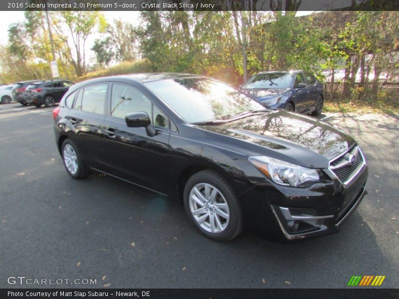 Crystal Black Silica / Ivory 2016 Subaru Impreza 2.0i Premium 5-door