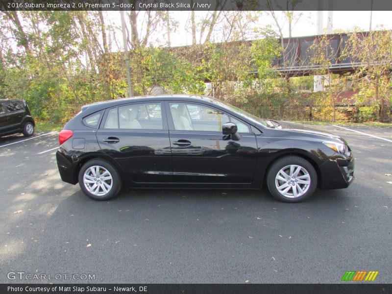 Crystal Black Silica / Ivory 2016 Subaru Impreza 2.0i Premium 5-door