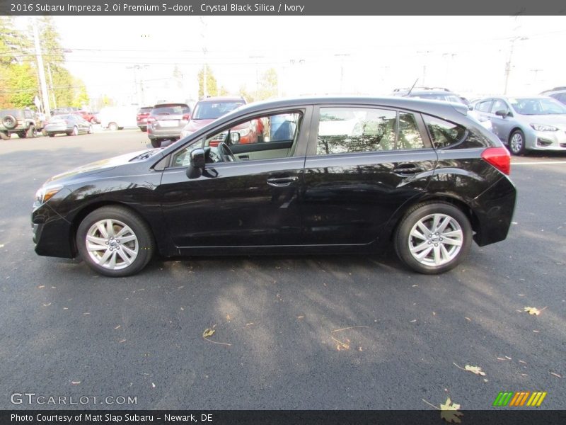 Crystal Black Silica / Ivory 2016 Subaru Impreza 2.0i Premium 5-door