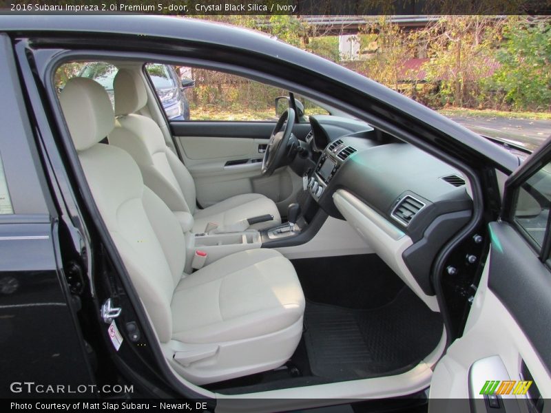 Crystal Black Silica / Ivory 2016 Subaru Impreza 2.0i Premium 5-door