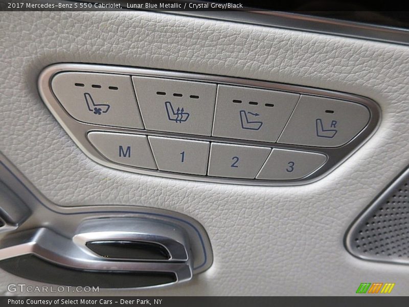 Controls of 2017 S 550 Cabriolet