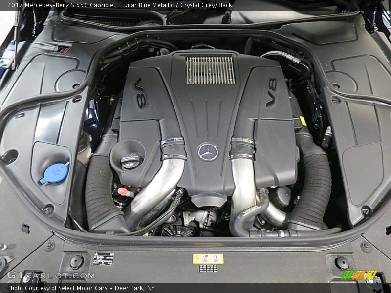 2017 S 550 Cabriolet Engine - 4.7 Liter DI biturbo DOHC 32-Valve VVT V8