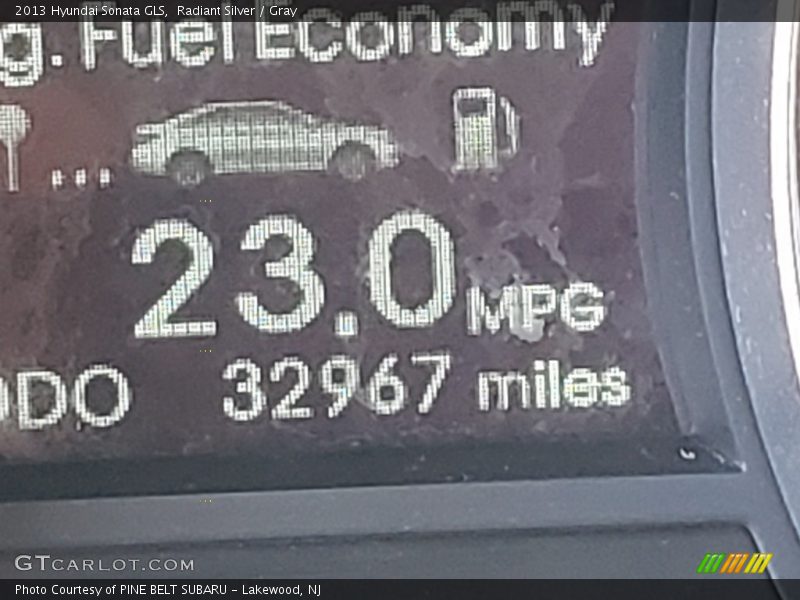 Radiant Silver / Gray 2013 Hyundai Sonata GLS