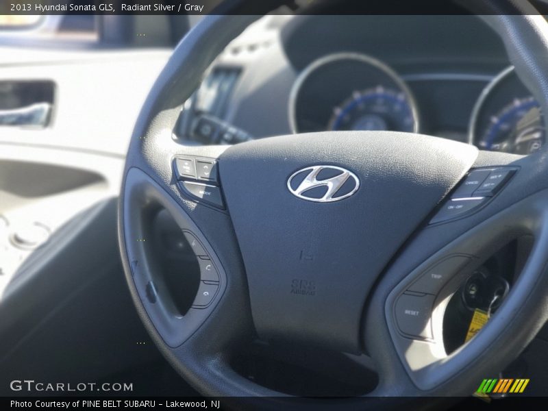 Radiant Silver / Gray 2013 Hyundai Sonata GLS