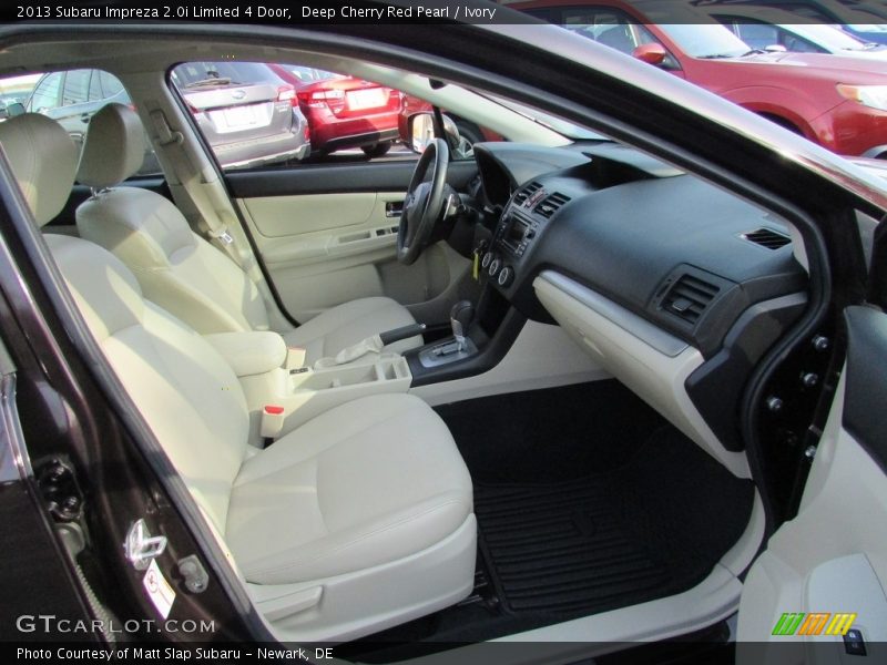 Deep Cherry Red Pearl / Ivory 2013 Subaru Impreza 2.0i Limited 4 Door