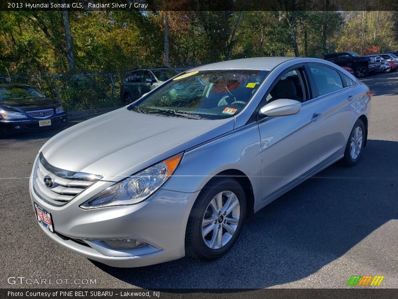Radiant Silver / Gray 2013 Hyundai Sonata GLS