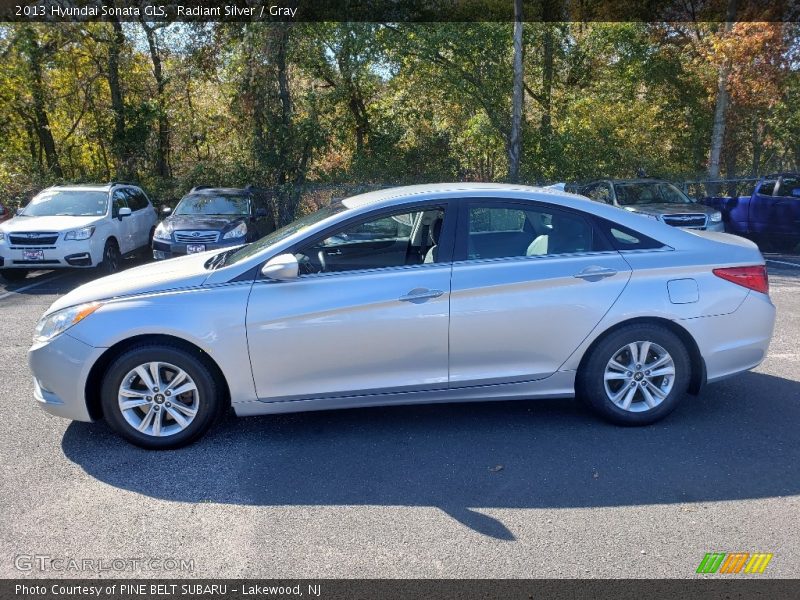 Radiant Silver / Gray 2013 Hyundai Sonata GLS