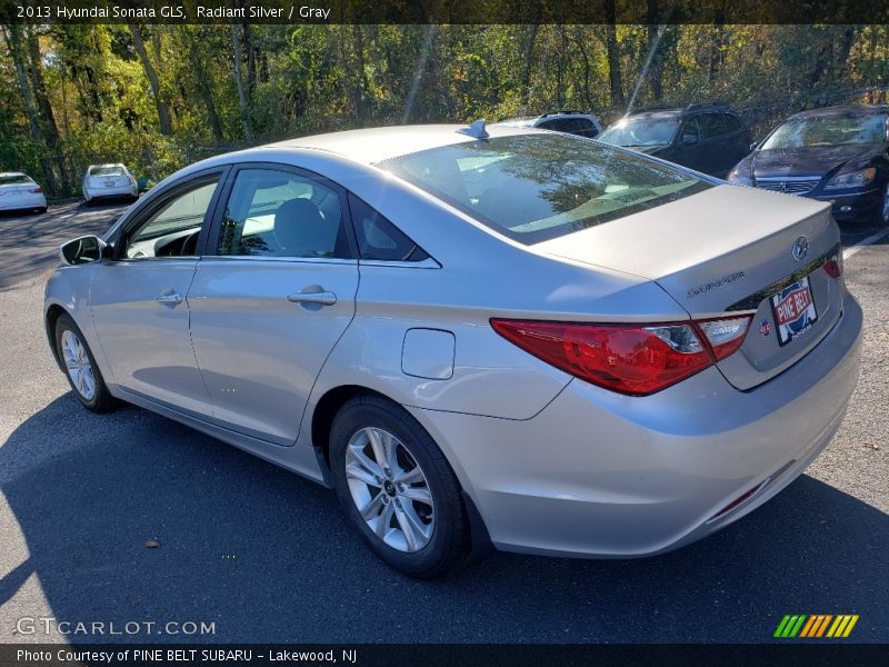 Radiant Silver / Gray 2013 Hyundai Sonata GLS