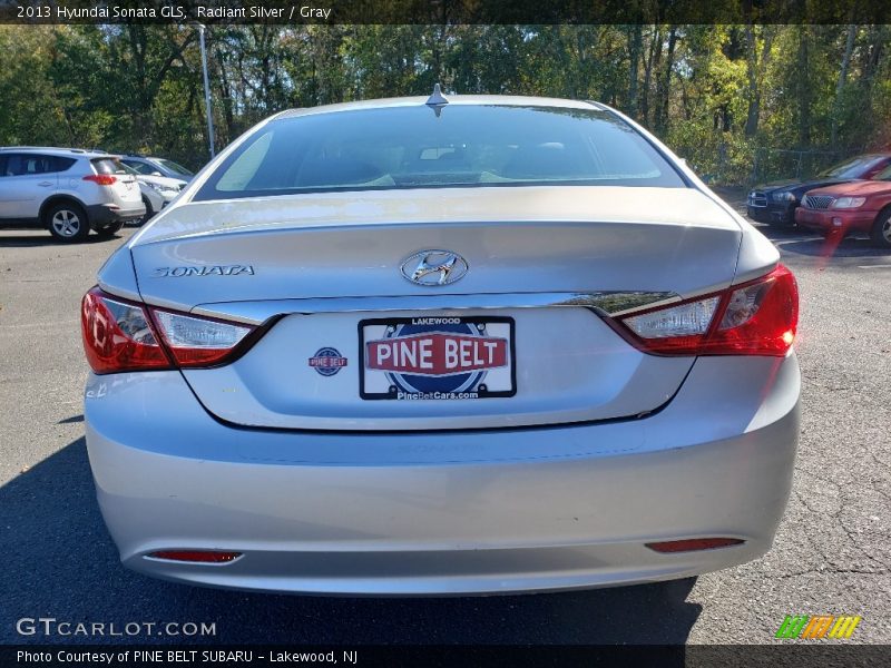 Radiant Silver / Gray 2013 Hyundai Sonata GLS