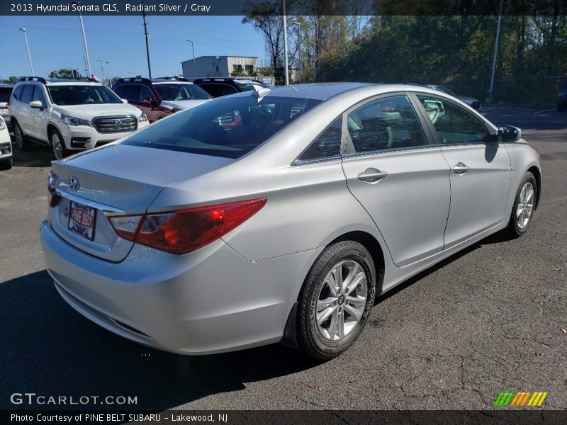 Radiant Silver / Gray 2013 Hyundai Sonata GLS