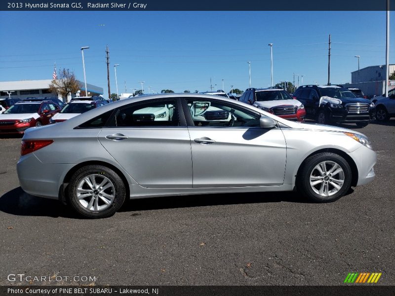 Radiant Silver / Gray 2013 Hyundai Sonata GLS