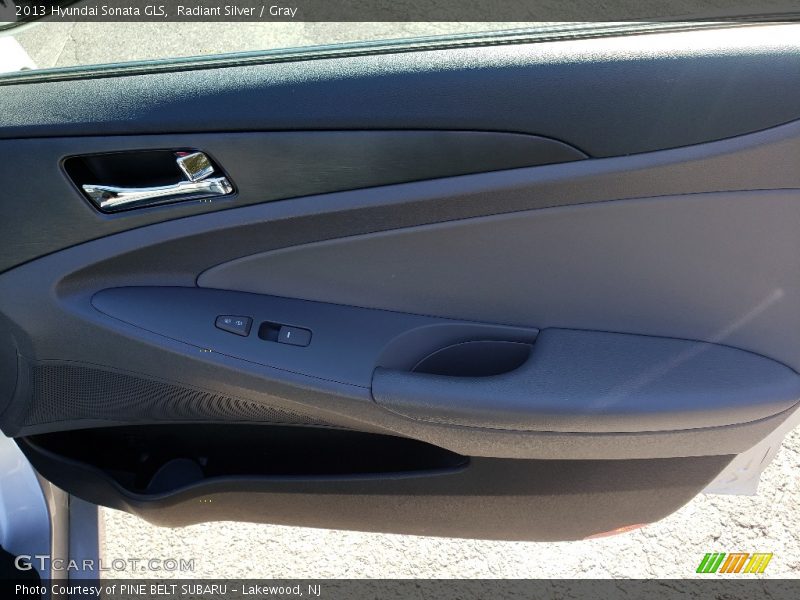 Radiant Silver / Gray 2013 Hyundai Sonata GLS