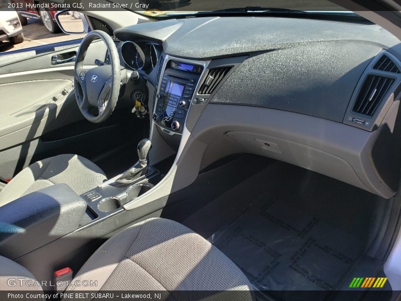 Radiant Silver / Gray 2013 Hyundai Sonata GLS