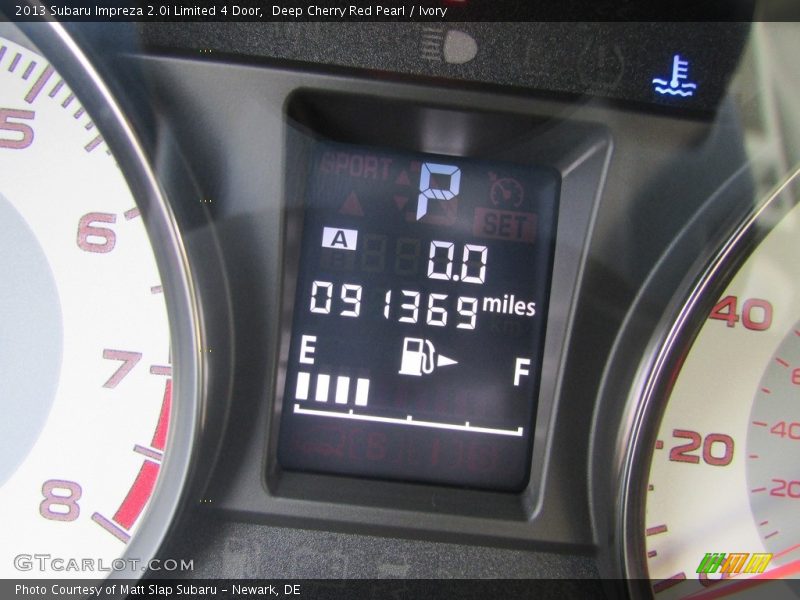 Deep Cherry Red Pearl / Ivory 2013 Subaru Impreza 2.0i Limited 4 Door