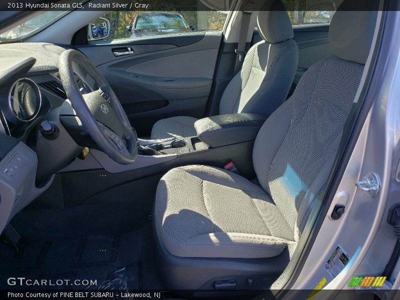 Radiant Silver / Gray 2013 Hyundai Sonata GLS