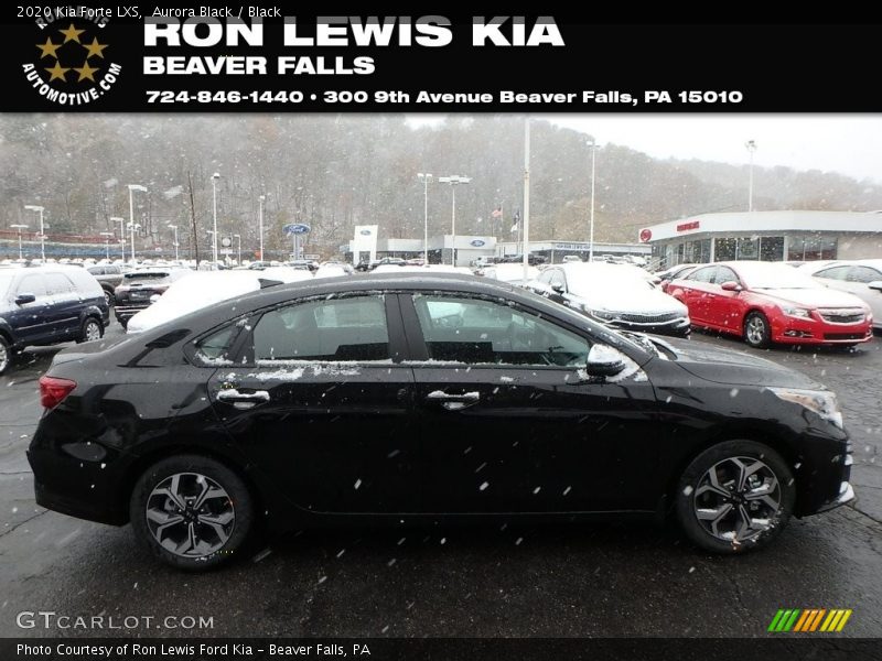 Aurora Black / Black 2020 Kia Forte LXS