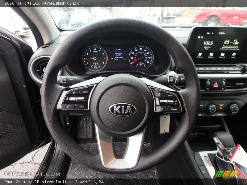 Aurora Black / Black 2020 Kia Forte LXS