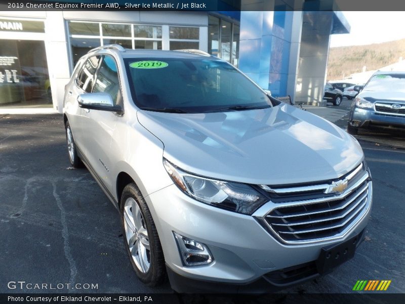 Silver Ice Metallic / Jet Black 2019 Chevrolet Equinox Premier AWD