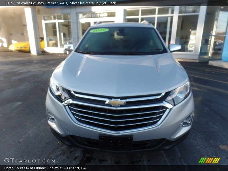Silver Ice Metallic / Jet Black 2019 Chevrolet Equinox Premier AWD