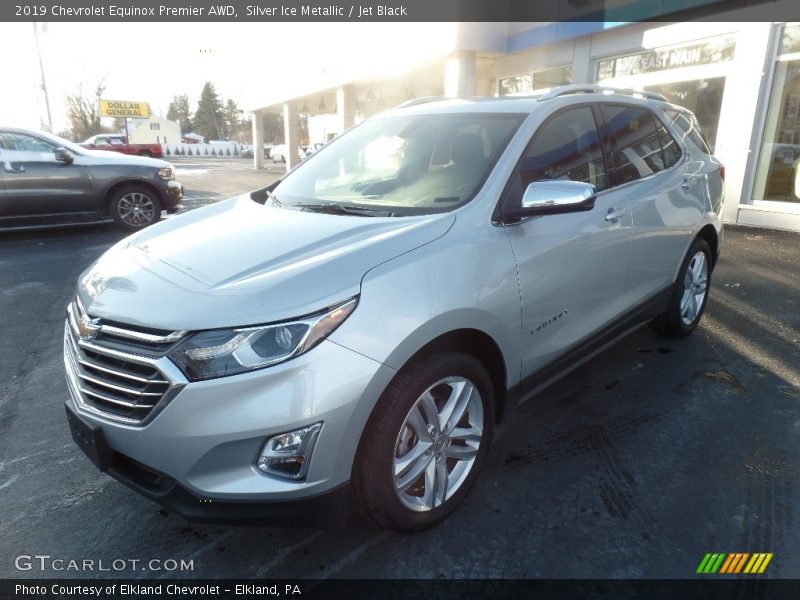 Silver Ice Metallic / Jet Black 2019 Chevrolet Equinox Premier AWD