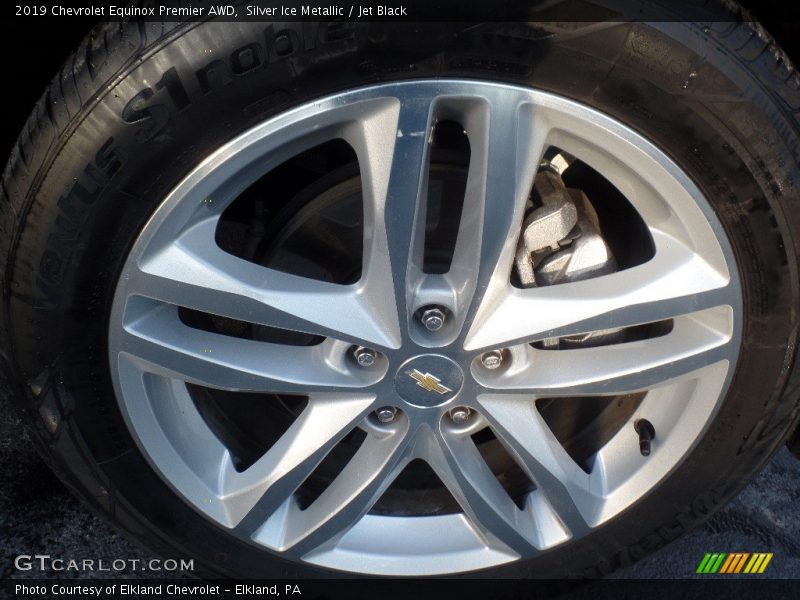 Silver Ice Metallic / Jet Black 2019 Chevrolet Equinox Premier AWD