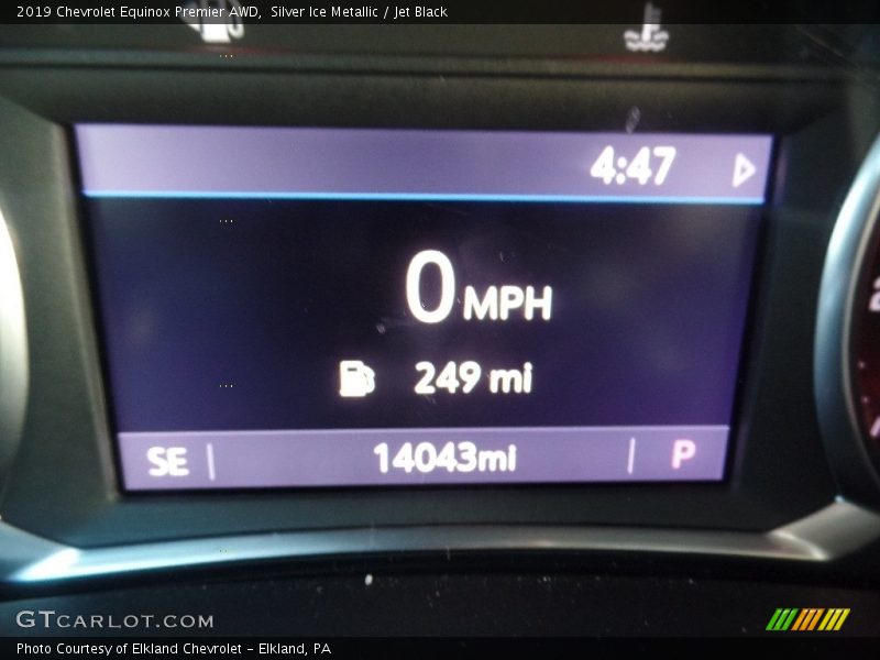 Silver Ice Metallic / Jet Black 2019 Chevrolet Equinox Premier AWD