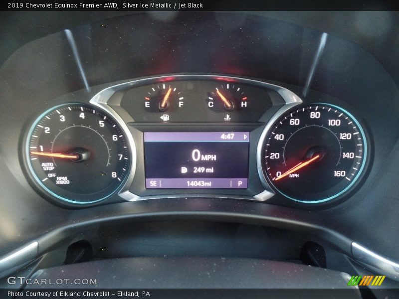 Silver Ice Metallic / Jet Black 2019 Chevrolet Equinox Premier AWD