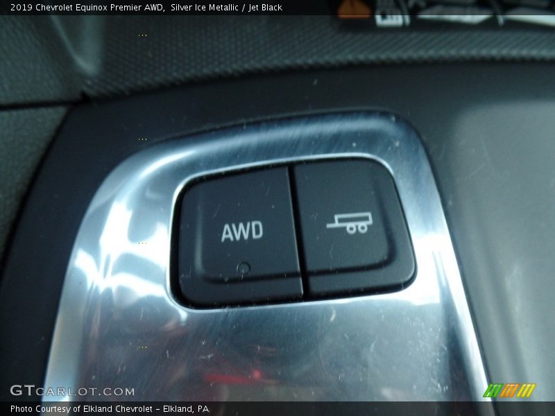Silver Ice Metallic / Jet Black 2019 Chevrolet Equinox Premier AWD