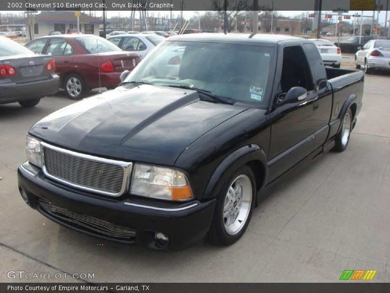 Onyx Black / Graphite 2002 Chevrolet S10 Extended Cab