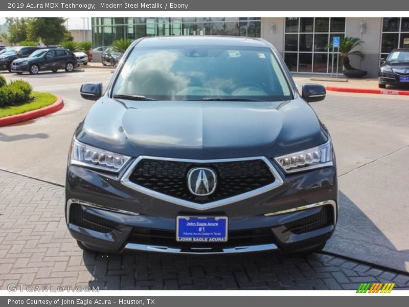 Modern Steel Metallic / Ebony 2019 Acura MDX Technology