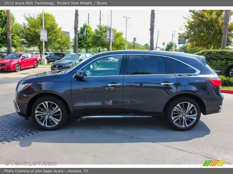 Modern Steel Metallic / Ebony 2019 Acura MDX Technology