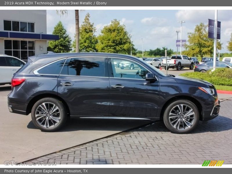 Modern Steel Metallic / Ebony 2019 Acura MDX Technology